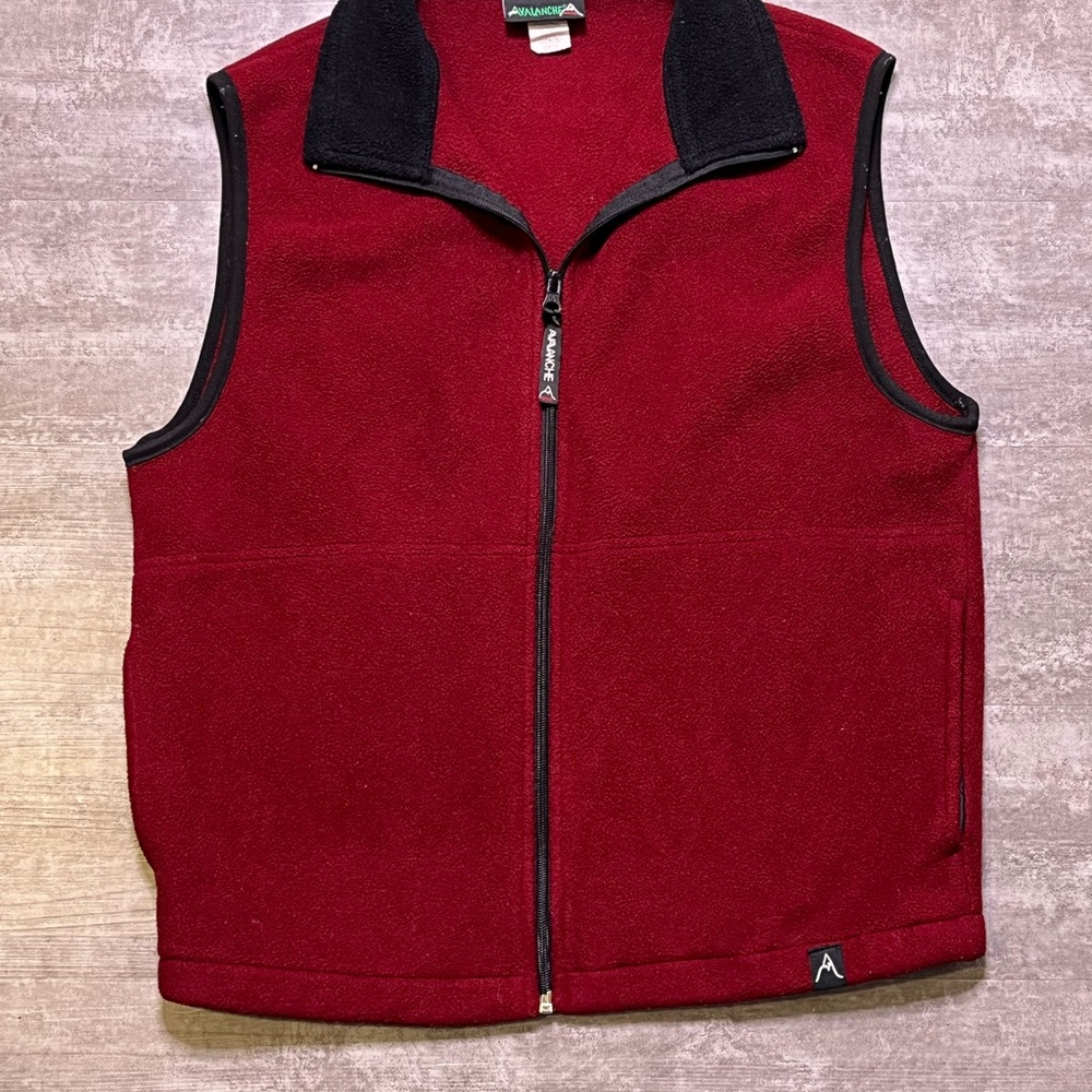 Avalanche Red Fleece Vest
